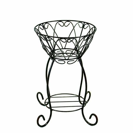 RUSTIC ARROW Wrought Iron Round Planter 11050